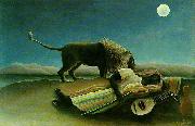 Henri Rousseau The Sleeping Gypsy oil painting artist